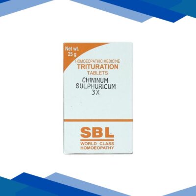 SBL Chininum Sulphuricum 3X Tablet 25 gm