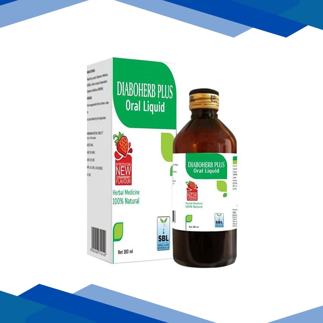 SBL Diaboherb Plus New Strawberry Flavour Oral Liquid 180 ml