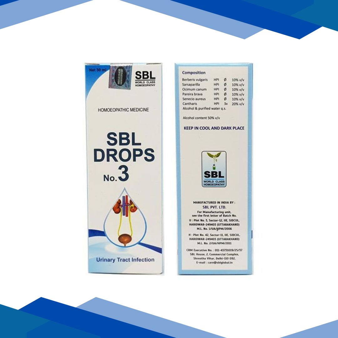 SBL Drops No.3 for Urinary Tract Infection 30 ml