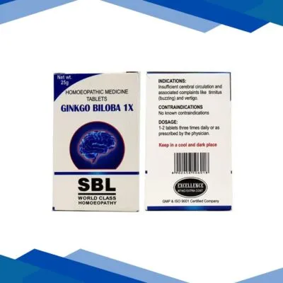 SBL Ginkgo Biloba 1X Tablet 25 gm