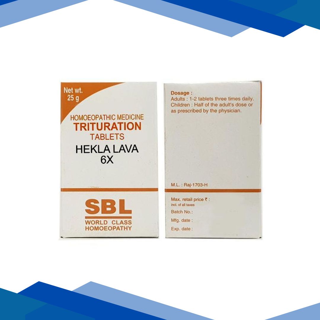 SBL Hekla Lava Trituration 6X Tablet 25 g
