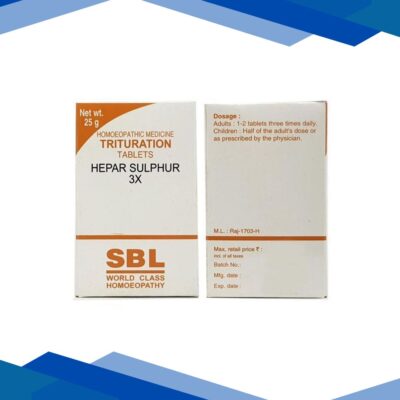 SBL Hepar Sulphur 3X Tablet 25 gm