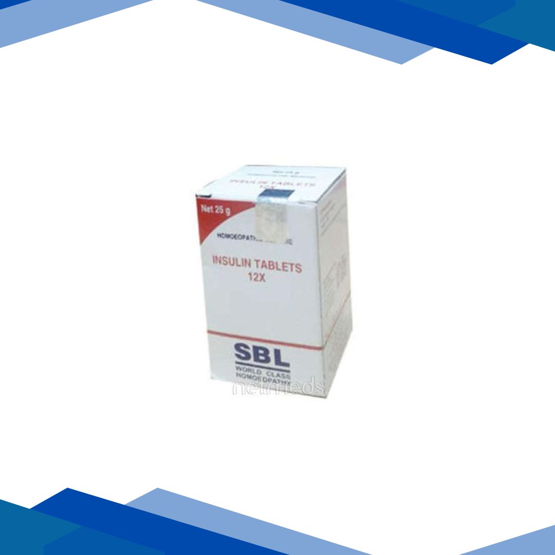 SBL Insulin 12X Tablet 25 gm