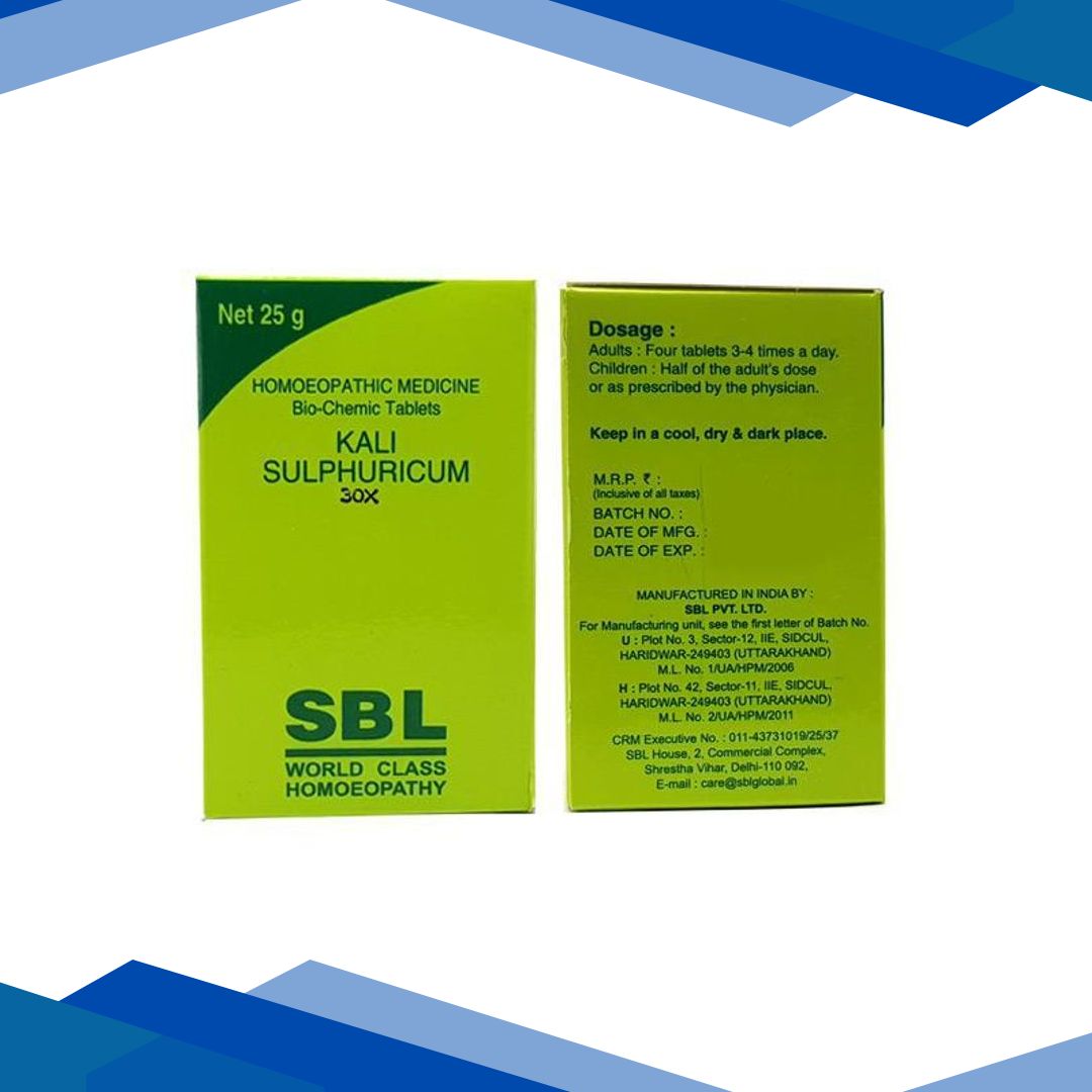 SBL Kali Sulphuricum 30X Tablet 25 gm