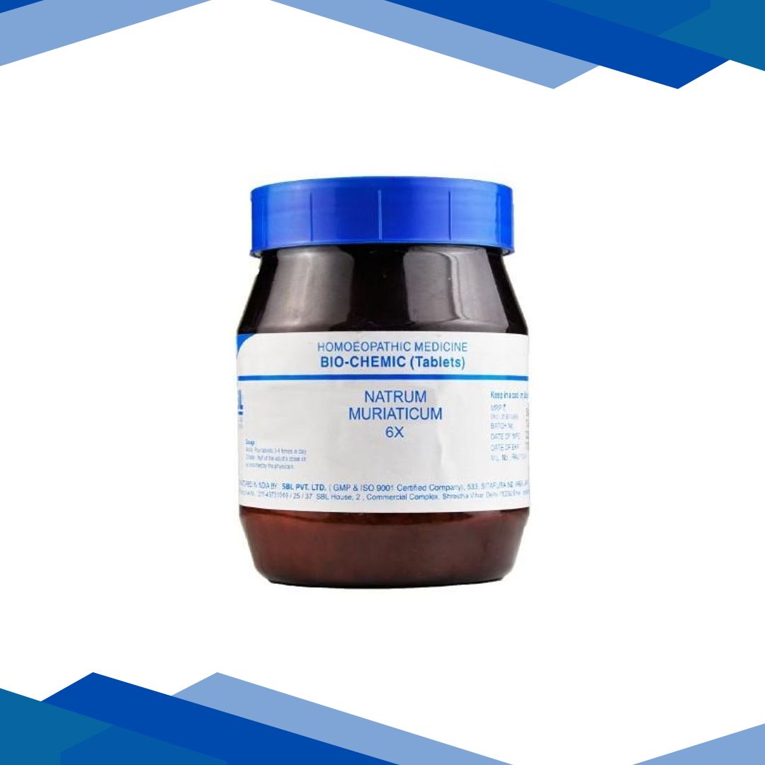 SBL Natrum Muriaticum 6X Tablet 450 gm