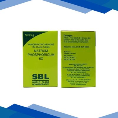 SBL Natrum Phosphoricum 6X Tablet 25 gm