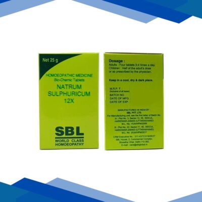 SBL Natrum Sulphuricum 12X Tablet 25 gm