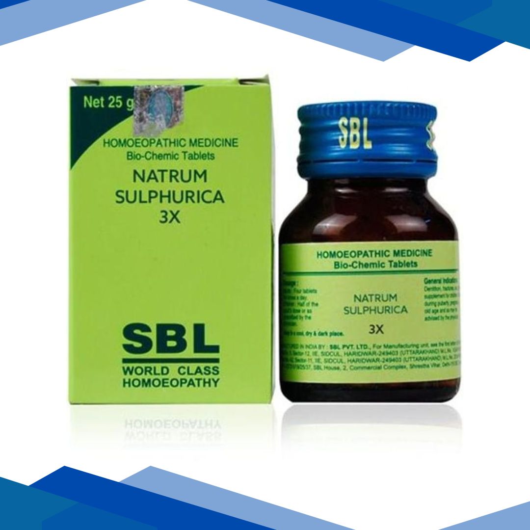 SBL Natrum Sulphuricum 3X Tablet 450 gm