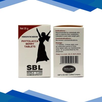 SBL Phytolacca Berry Tablets 25 gm