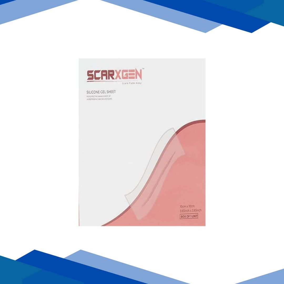 Scarxgen Silicone Gel Sheet (10 cm X 10 cm) 1’s
