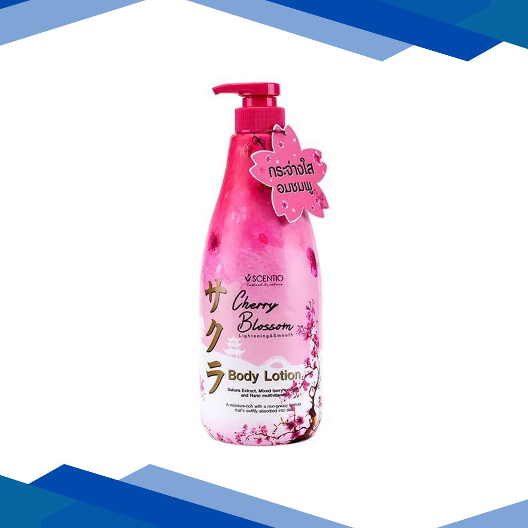 Scentio Cherry Blossom Lightening & Smooth Body Lotion 700 ml