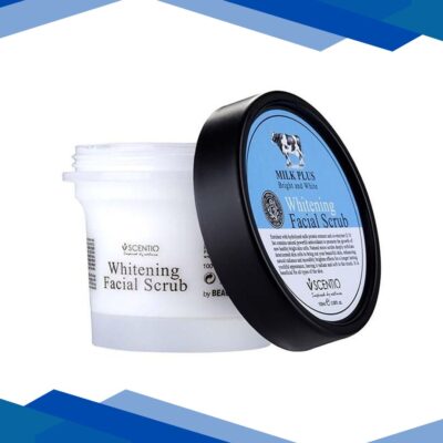 Scentio Milk Plus Organic Whitening Facial Scrub 100 ml