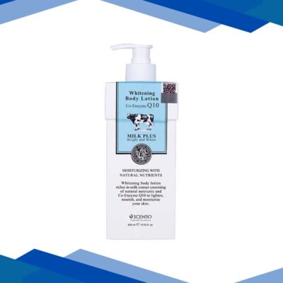Scentio Milk Plus Organic Whitening Q10 Body Lotion 400 ml