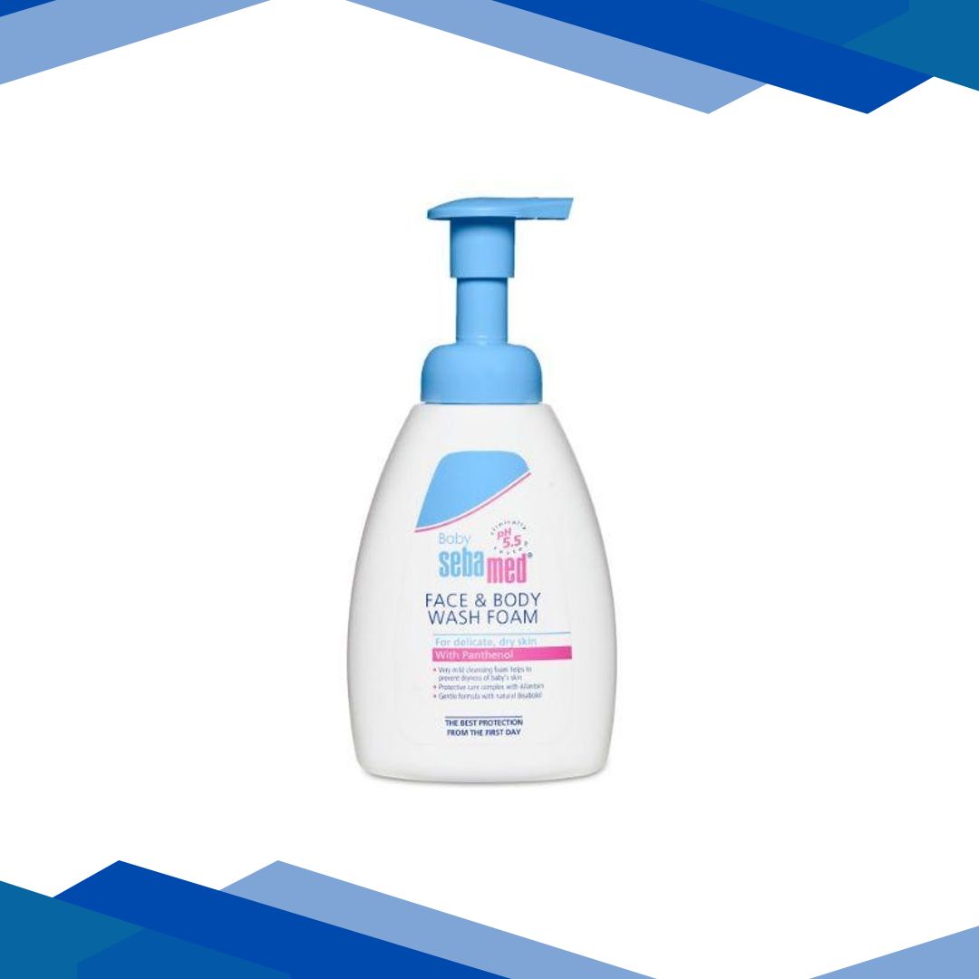 Sebamed Baby Face & Body Wash Foam 400 ml