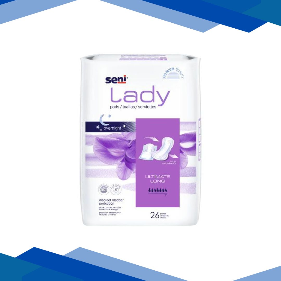 Seni Lady Ultimate Long overnight Bladder Control Pads (XXXL+) 26’s
