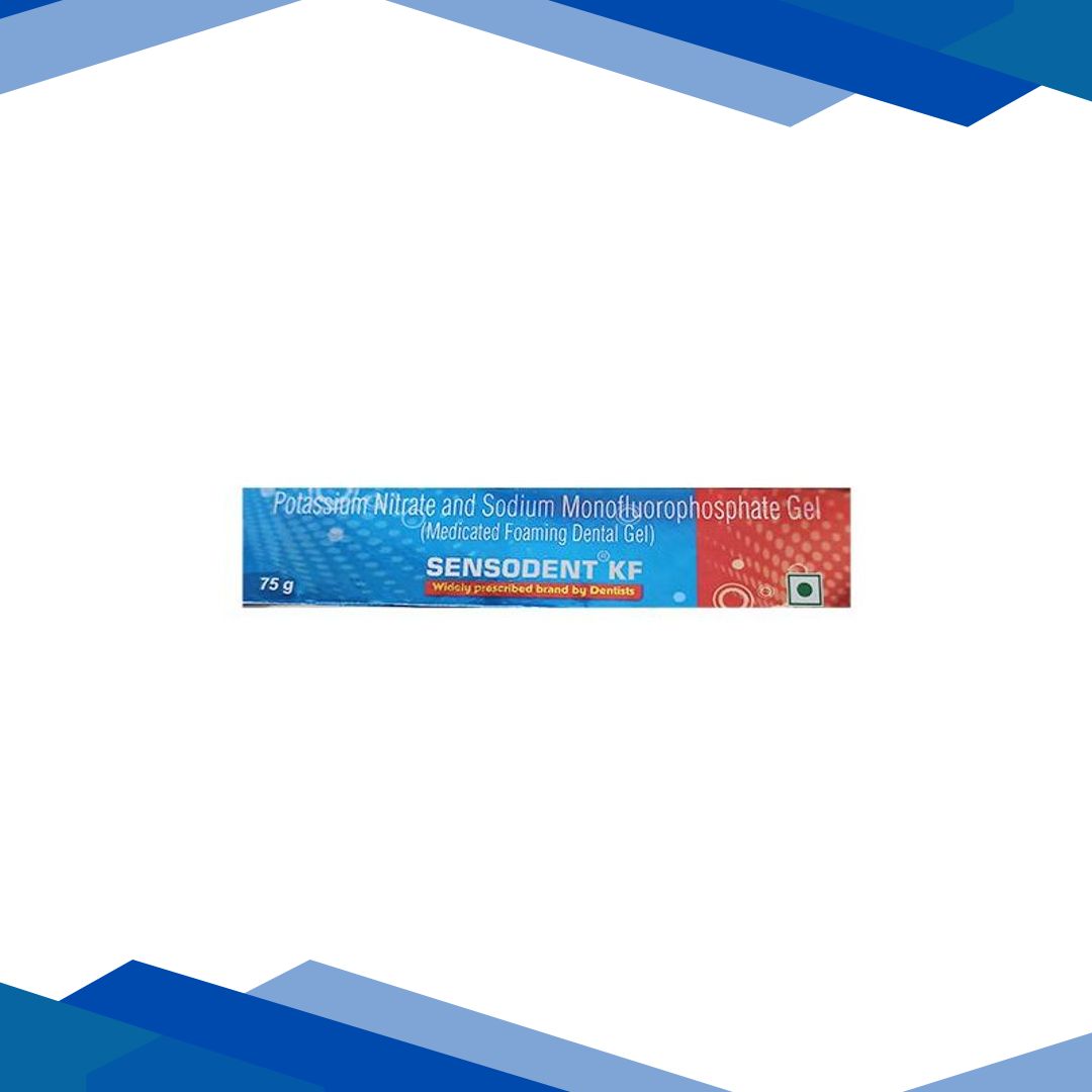 SENSODENT KF FOAMING Dental Gel 75gm