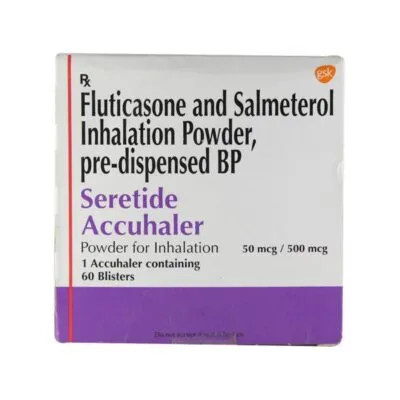 Seretide Accuhaler 50/500MCG Blister 60’S