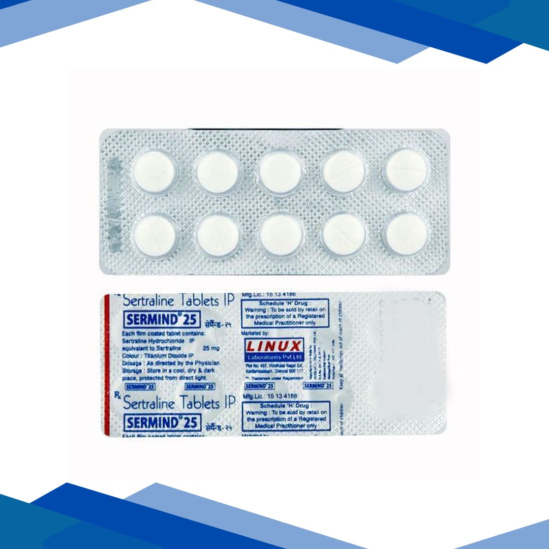 Sermind 25mg Tablet 10’S