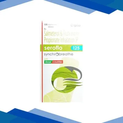 Seroflo 125 Synchrobreathe with Dose Counter 120MD Inhaler 9.6g