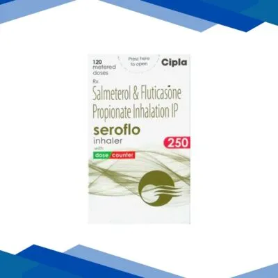 SEROFLO 250 WITH DOSE COUNTER 120md Inhaler 7.2g