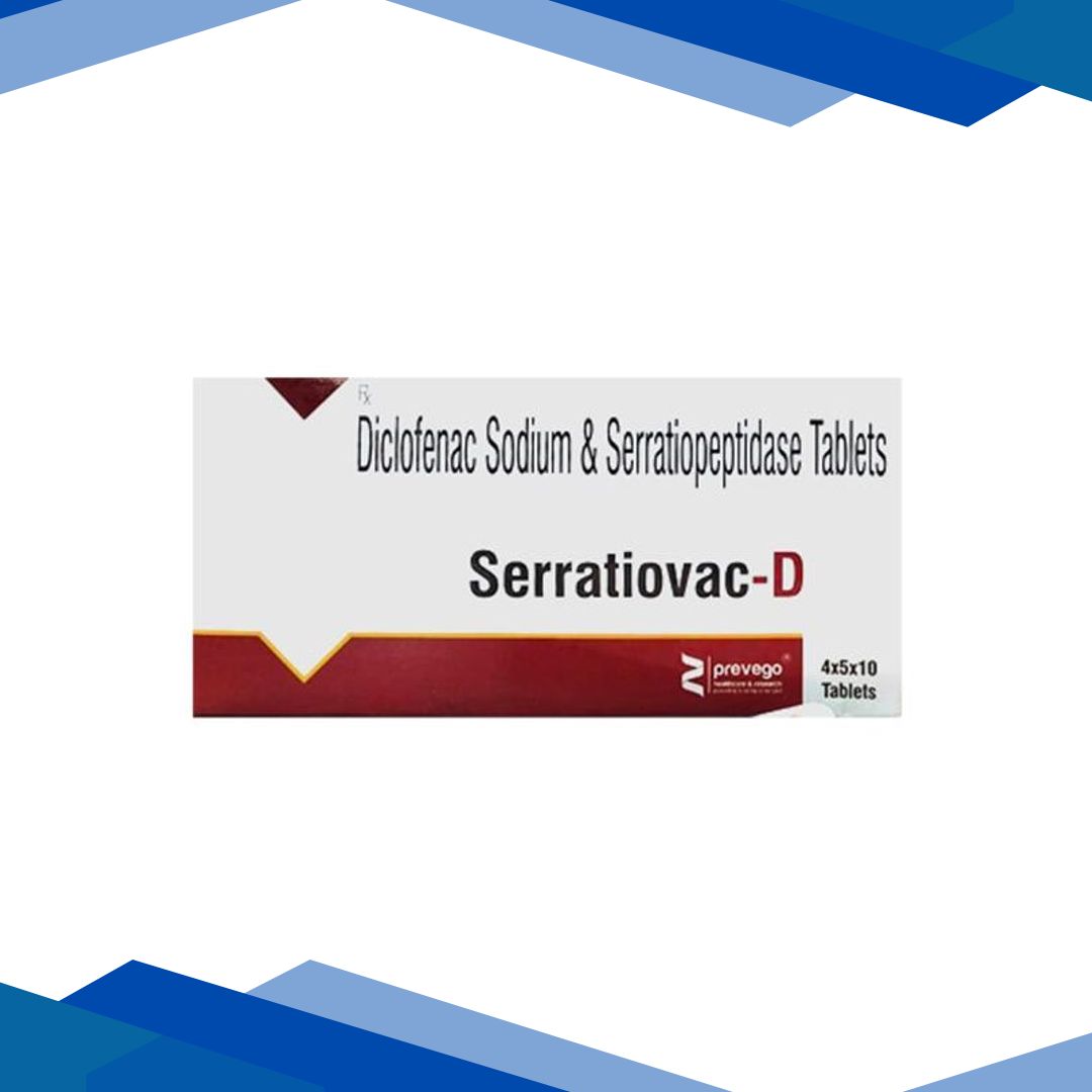 SERRATIOVAC D Tablet 10’s
