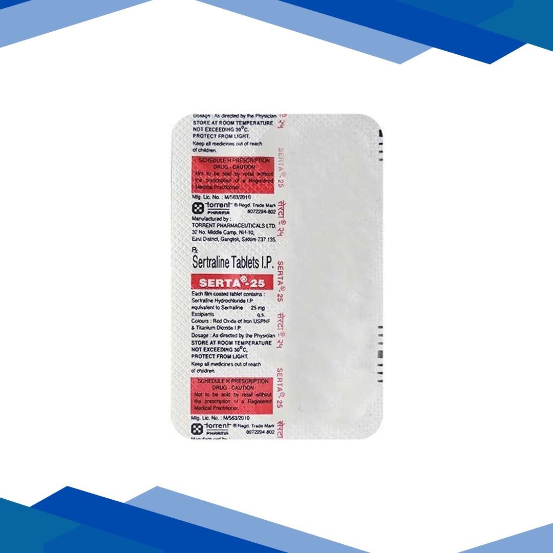 Serta 25mg Tablet 15’S