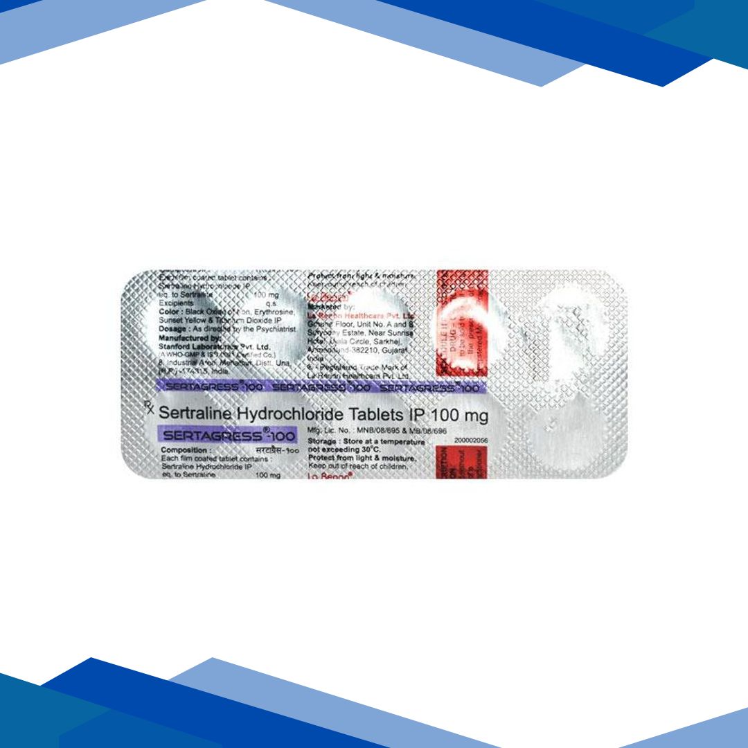 Sertagress 100mg Tablet 10’S