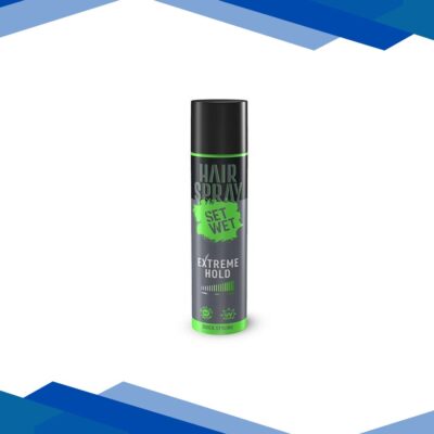 Set Wet Hair Spray For Men – Extreme Hold, No Sulphate, No Paraben, Quick Hair Styling 200 ml