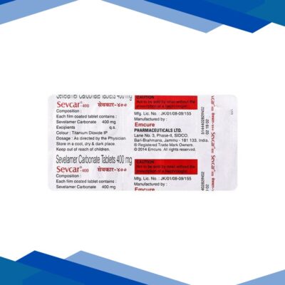 Sevcar 400mg Tablet 10’S