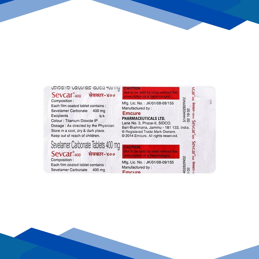 Sevcar 400mg Tablet 10’S