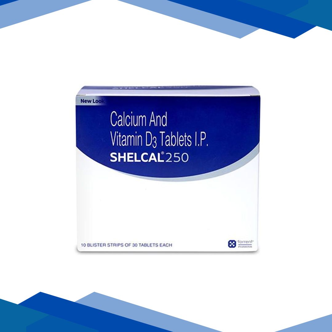 Shelcal 250mg Tablet 30’S