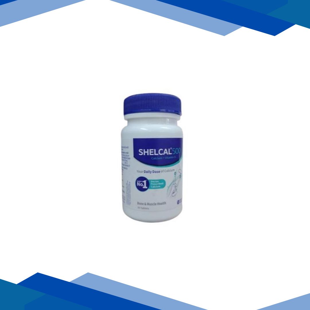 Shelcal 500 Calcium+Vitamin D3 Tablet 30’s