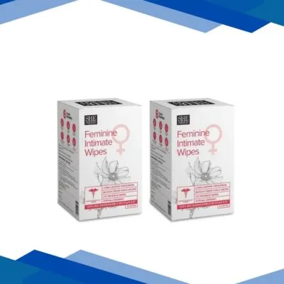 SheNeed Feminine Intimate Wipes 25 Wipes(Pack Of 2) 50 gm