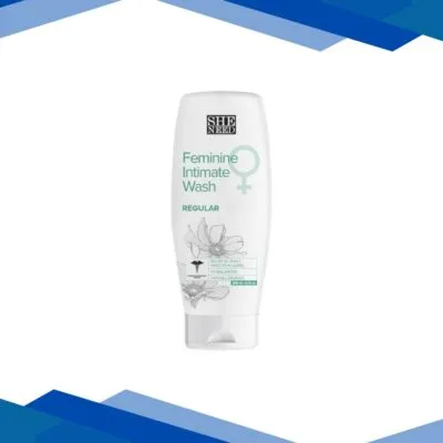 SheNeed Regular Feminine Intimate Wash 100% Natural with Thyme Extracts And Tea Tree Oil 200 ml