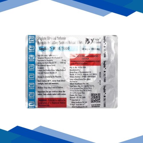 SIAGLIDE M 50/1000 Tablet 15’s