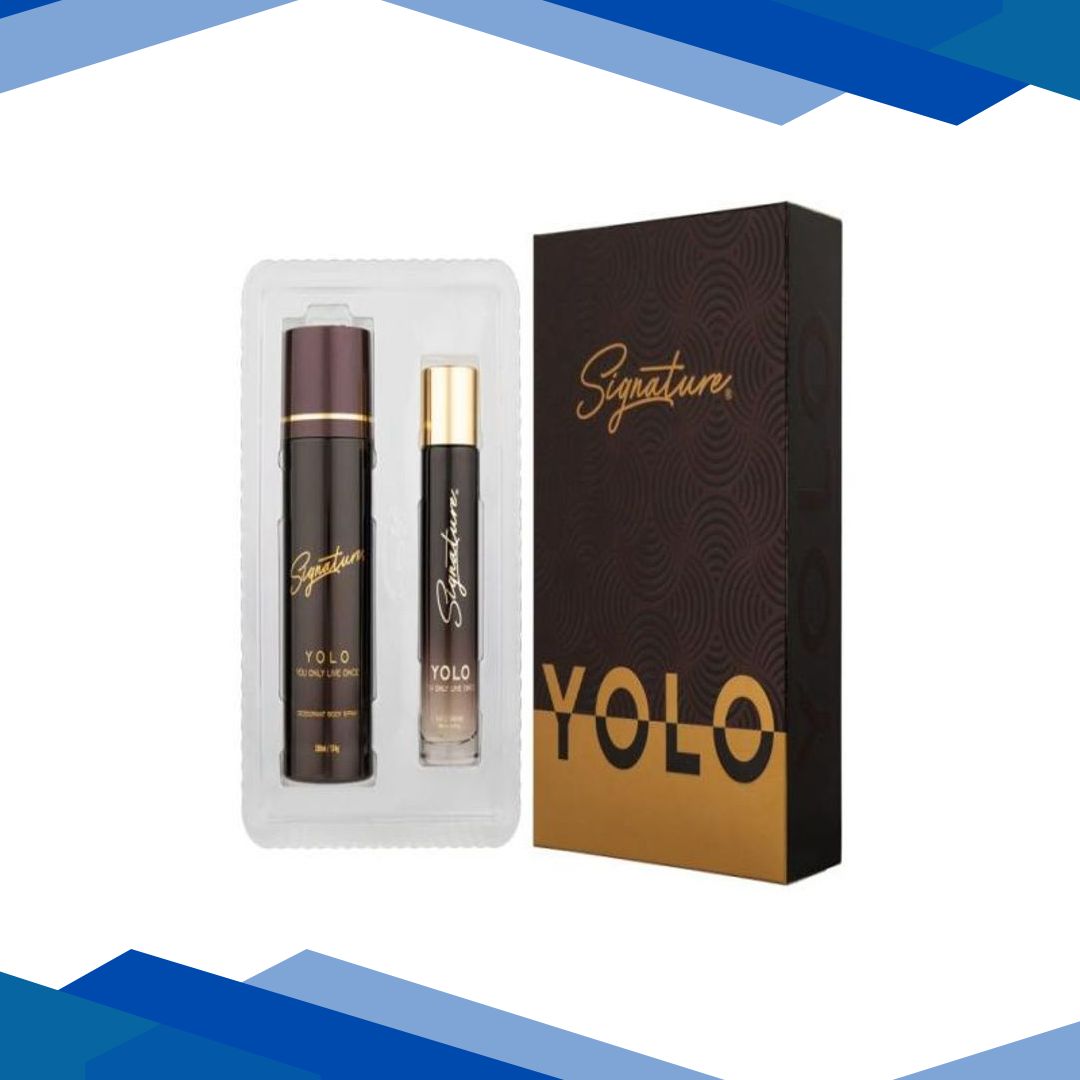 Signature YOLO perfume spray (combo Pack 60 ml perfume+ 200 ml deo) 260 ml