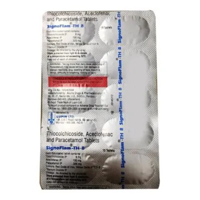 SIGNOFLAM TH 8 Tablet 10’s