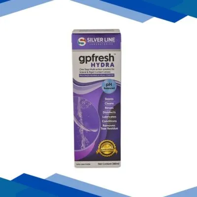 Silver Line gpFresh Hydra pH Balanced Contact Lens Solution 380 ml