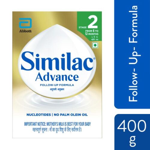Similac Advance 2 Follow Up Formula Powder Refill – (6-12 Months) 400 g