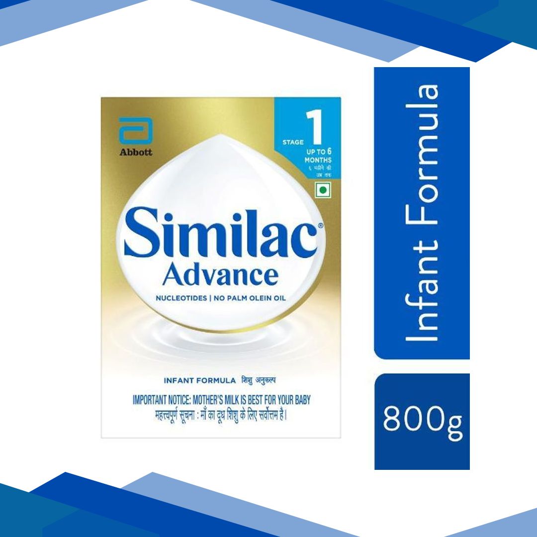 Similac Advance Infant Formula Stage 1 Powder (Up to 6 months) Refill Pack 800 g