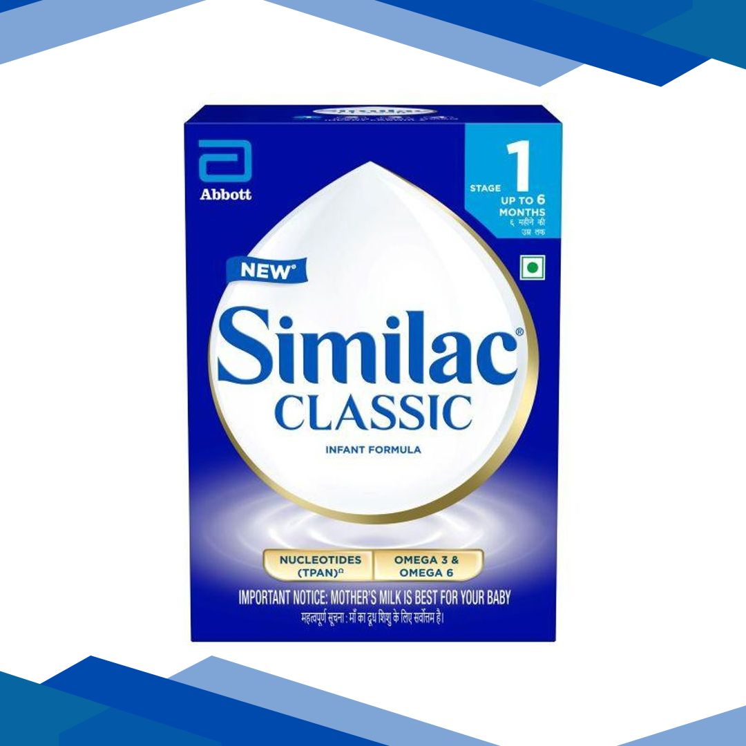 Similac Classic Infant Formula Stage 1 Powder (Up to 6 months) Refill Pack 800 g