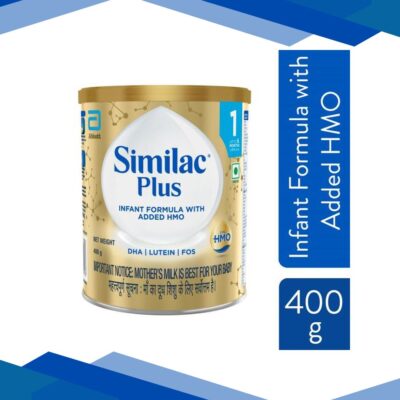 Similac Plus Stage 1 (Upto 6 months) Powder 400 gm – Tin