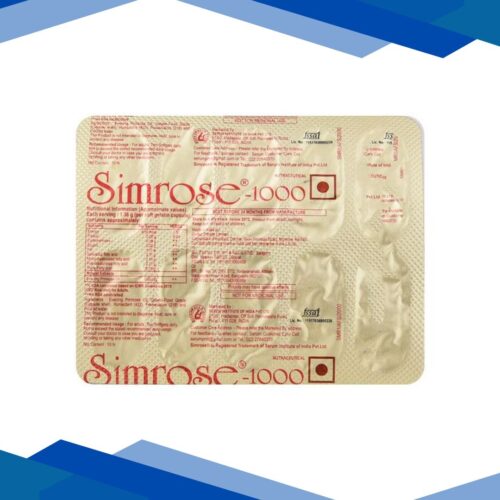 Simrose 1000 mg Capsule 10’S