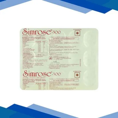 Simrose 500mg Capsule 15’S