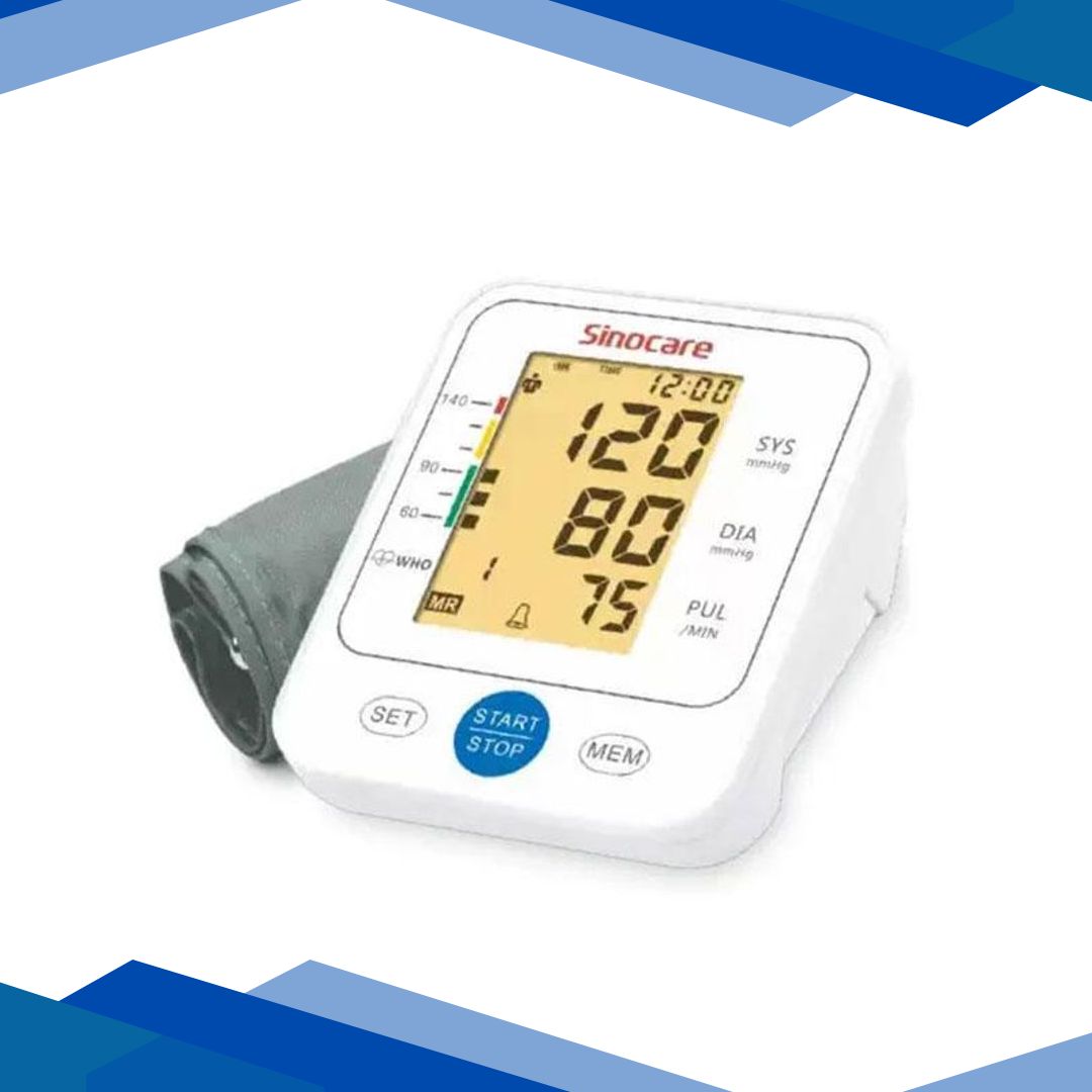 Sinocare ARM Type Digital Electronic Blood Pressure Automatic Monitor (BPM BSX-516) 1’s