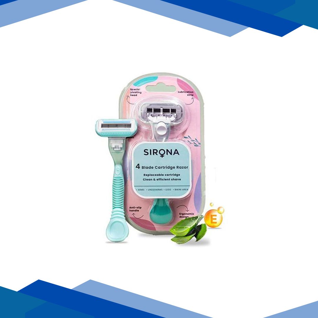 Sirona 4 Blade Hair Removal Cartridge Razor for Women 1’s