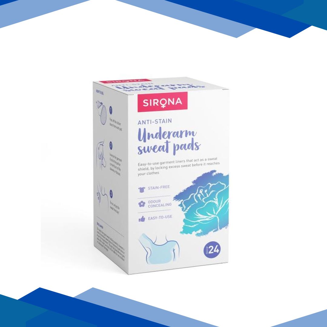 Sirona Anti-Stain Under Arm Sweat Pads 1’s