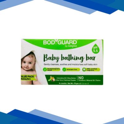 Sirona Body Guard Baby Bathing Bar (Pack of 2 x 75 gm)