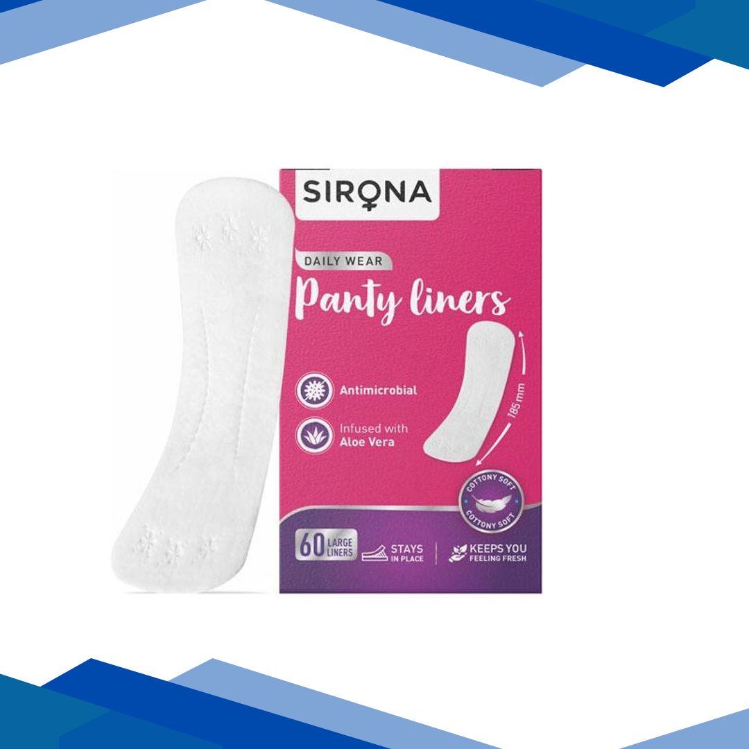 Sirona Daily Wear Cottony Soft Panty Liner (L) 60’s