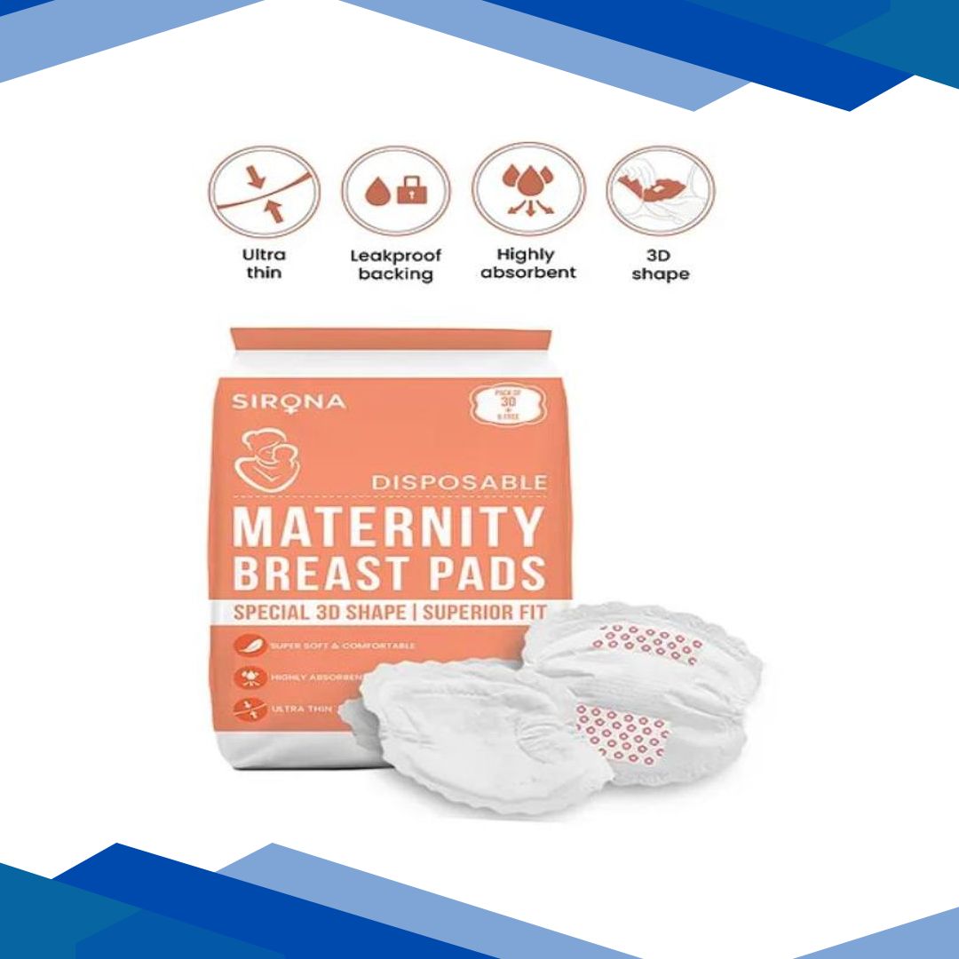 Sirona Disposable Maternity Breast Pads 36’s